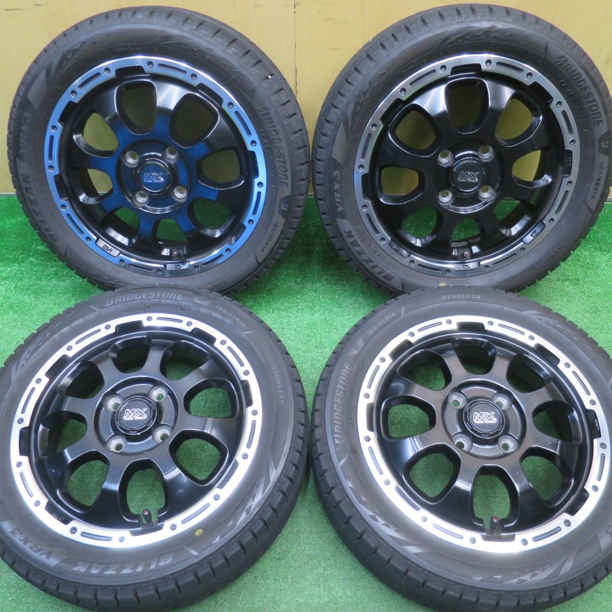 バリ溝！23年！9.5分☆スタッドレス 165/55R14 ブリヂストン 