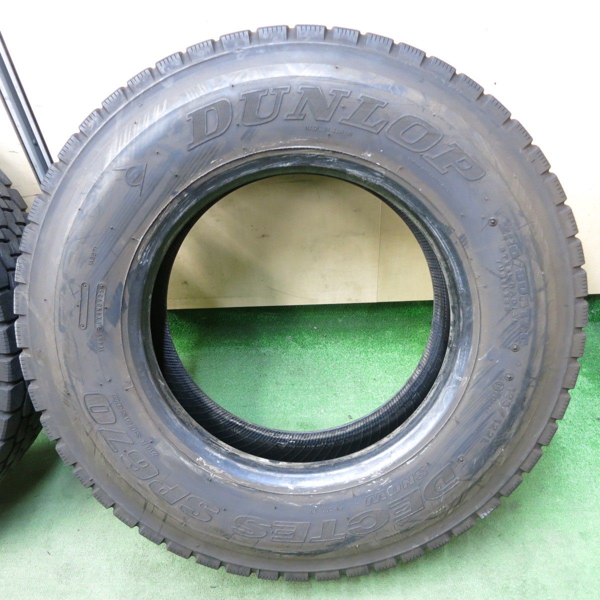  バリ溝 25年 9分 2本 トラック タイヤ 225 80 R 17 5 123 122 L ダンロップ デクテス SP 670 ミックス オールシーズン 5インチ 5111704ナスタ その他 タイヤ