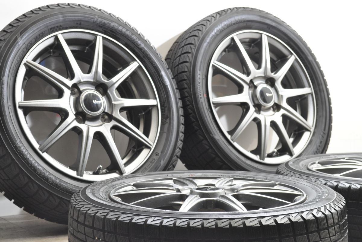 程度良好 V EMOTION 14 in 4 5 J 45 PCD 100 アイスガードiG 60 155 65 R N WGN BOX ワゴンR アルト スペーシア タント ムーヴ ウェイク