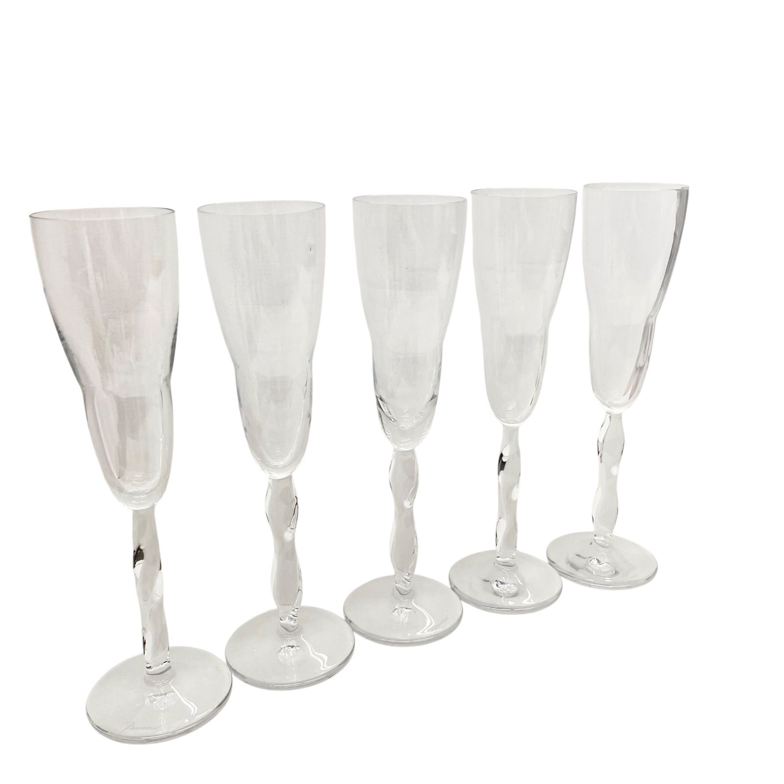 EM 11140 バカラ ストリーム Stream シャンパンフルート 5客セット 食器 BACCARAT