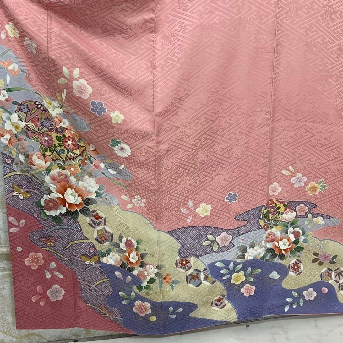 ◇kimono+one◇kimonoarisa◇振袖◇正絹◇京都きもの友禅◇ソフト