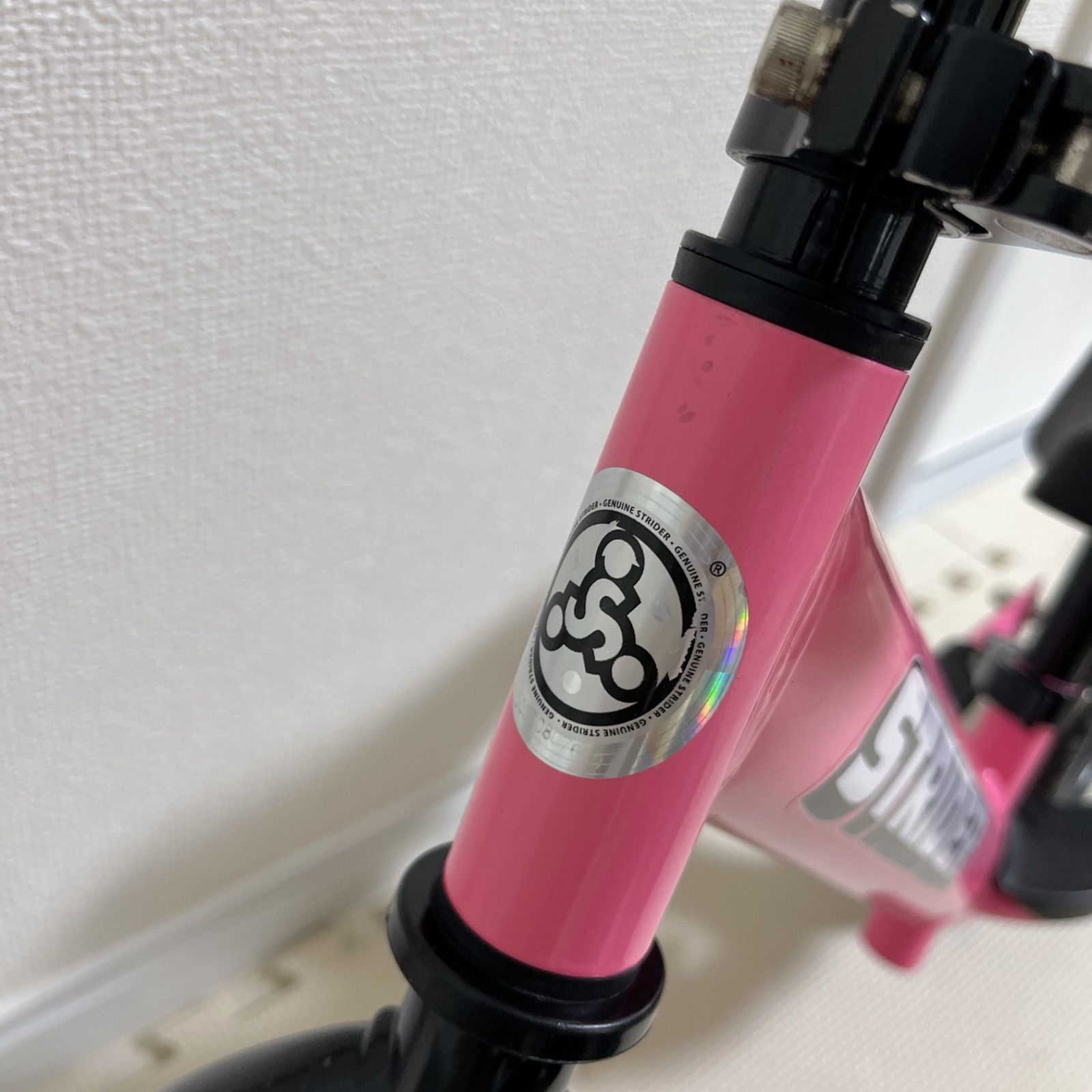 美品】日本正規品 ストライダー STRIDER 配送 SPORT ピンク 12インチ