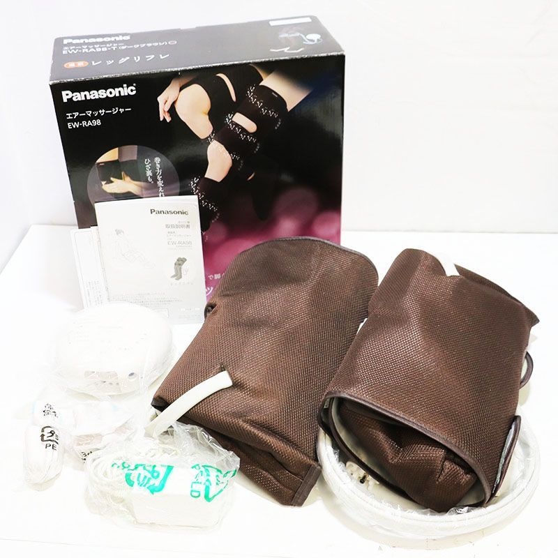Panasonic パナソニック エアーマッサージャー レッグリフレ EW-RA 98-T ダークブラウン ER 7-11-33