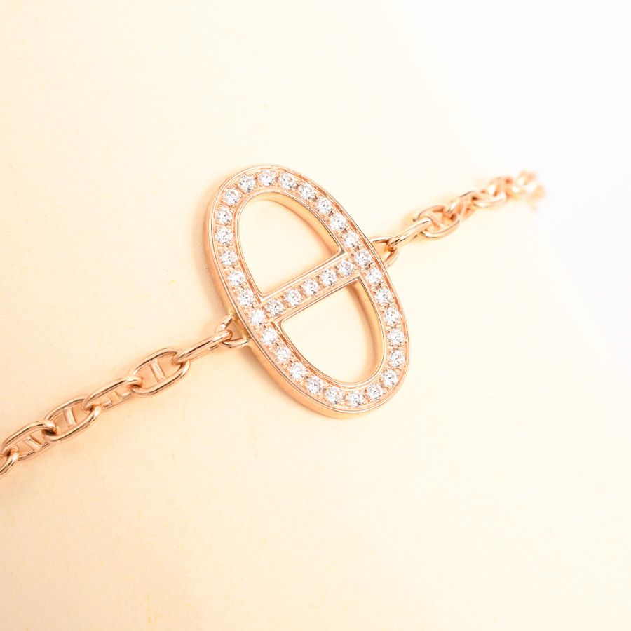 HERMES エルメス ブレスレット シェーヌダンクル コントゥール