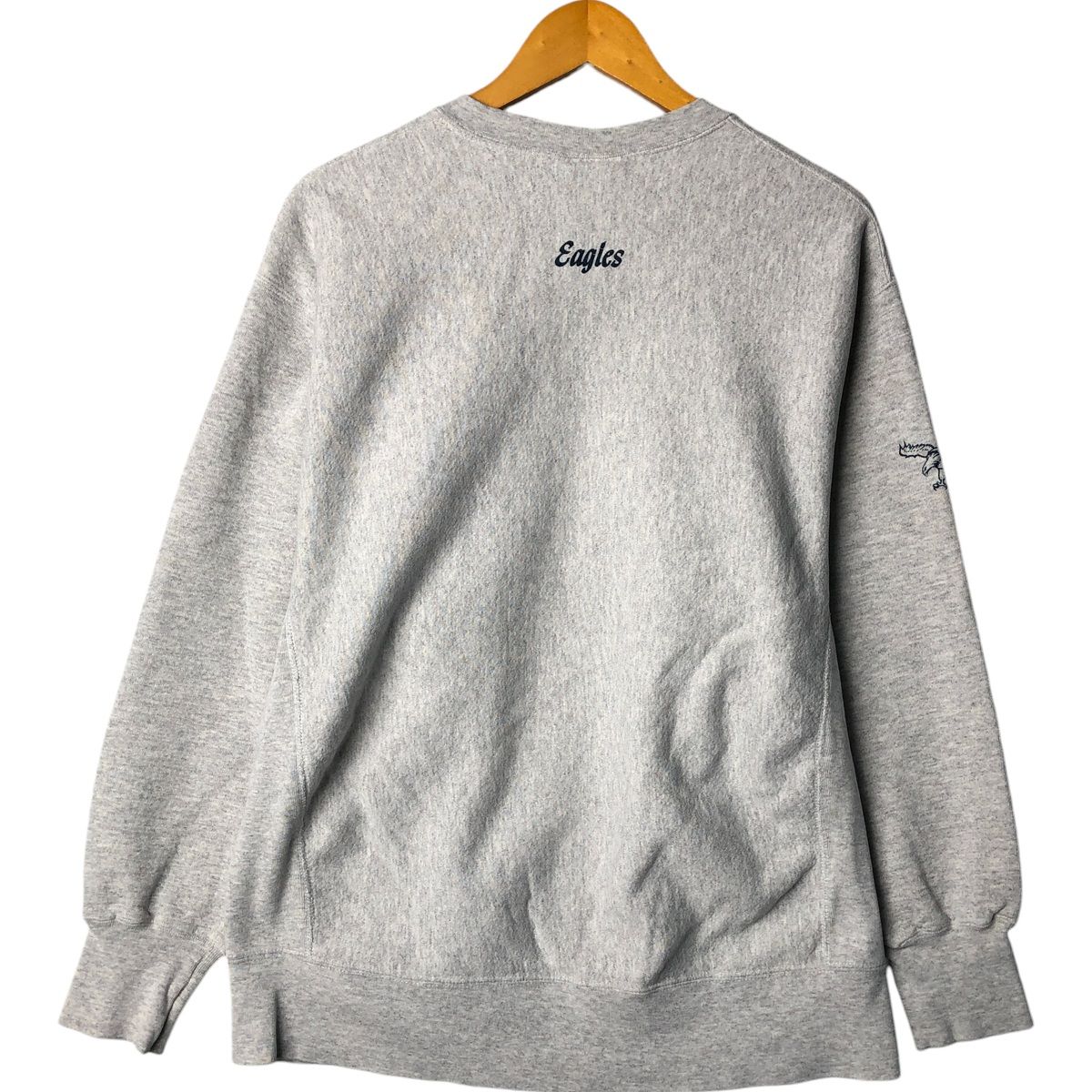 古着 90年代 リー Lee 鷲柄 イーグル柄 カレッジスウェットシャツ トレーナー メンズXL相当 ヴィンテージ eaa 602300 洗濯機対応 トレーナー スウェット 