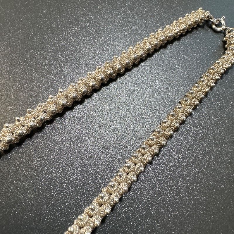 シルバー925 ロング ネックレス チェーン GT-W 3 ネックレス アクセサリー レディース