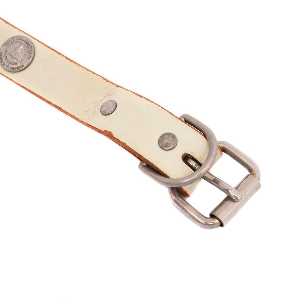 BACKBONE × HTC スタッズコインベルト ホワイト