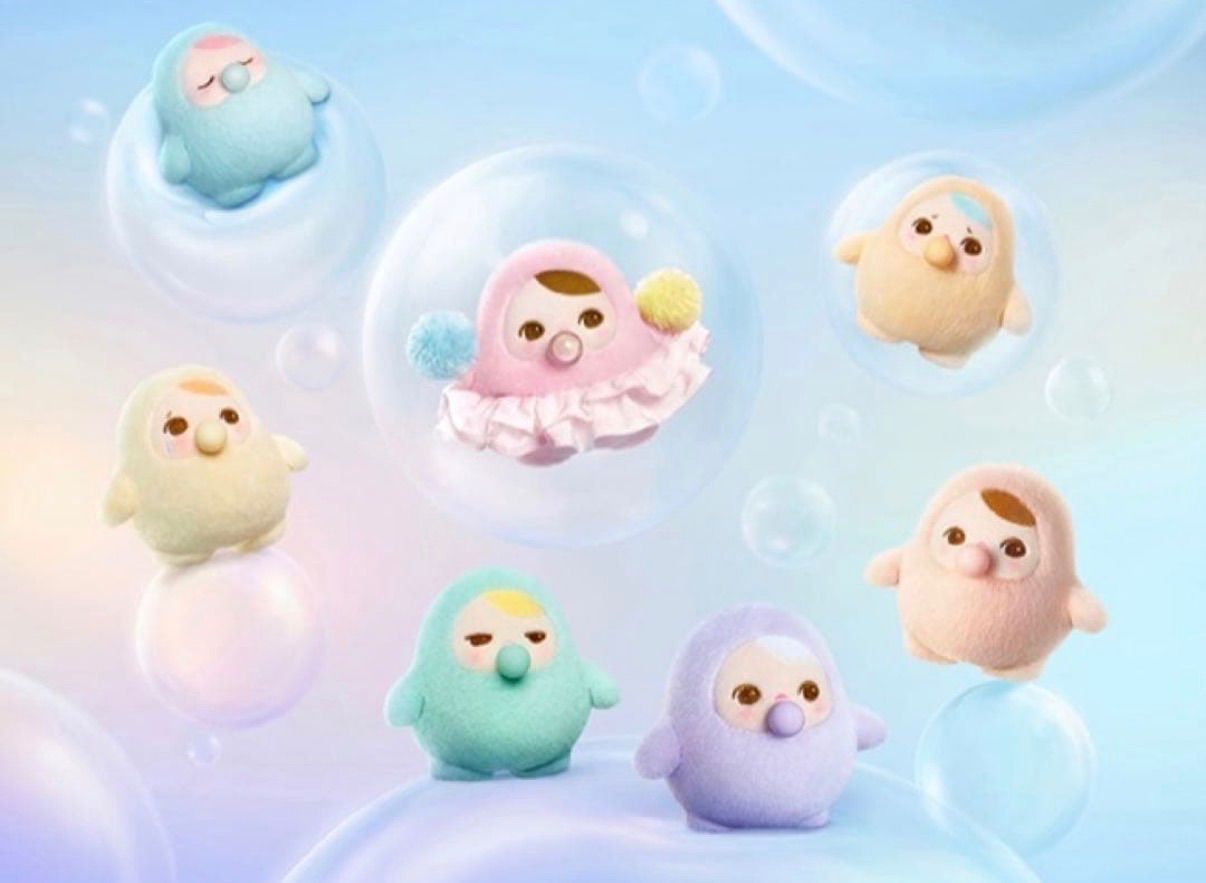 新品未開封】POP MART PUCKY BEANIE BUBBLE UP シリーズ ぬいぐるみ