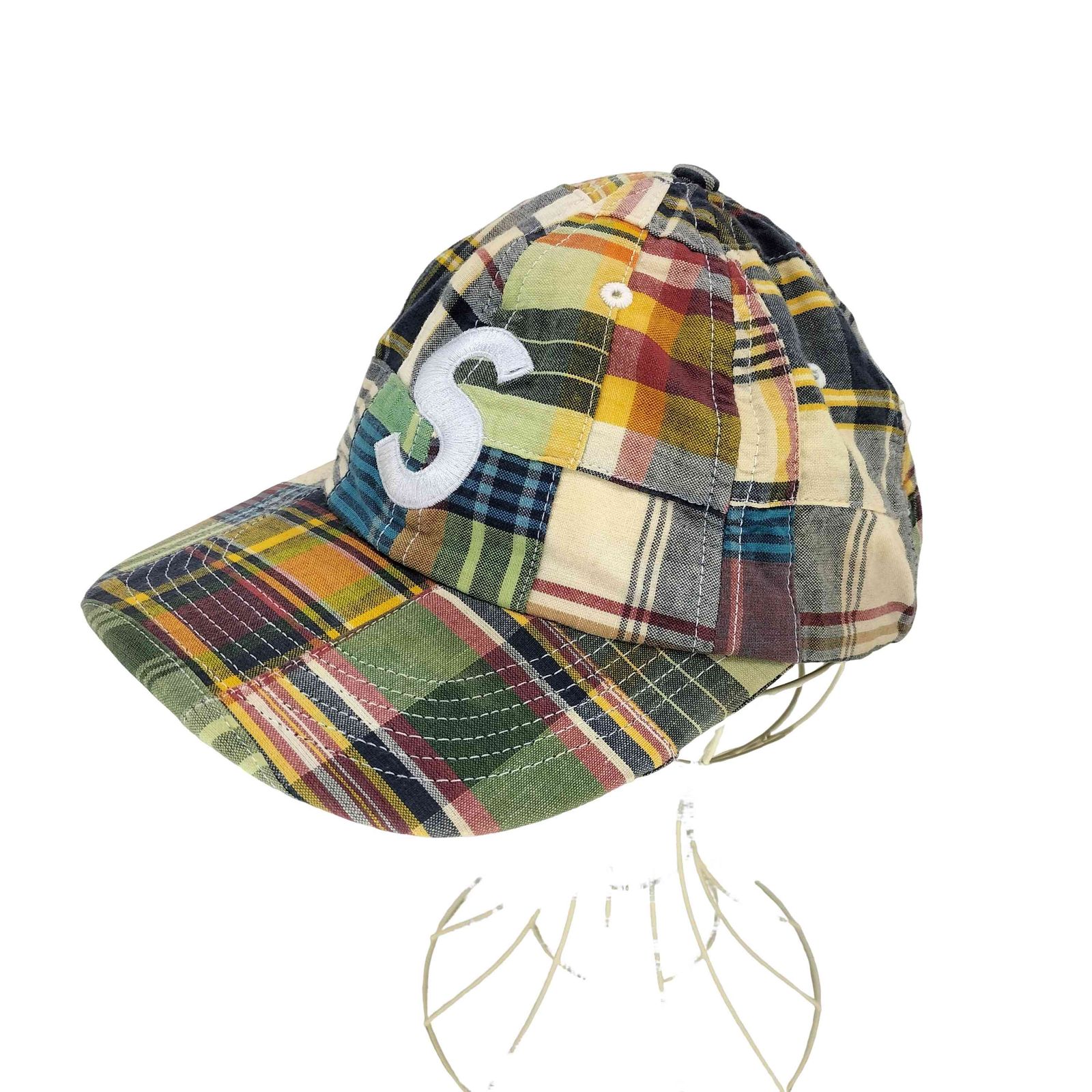 シュプリーム Supreme 19 SS MADRAS S LOGO 6-PANEL CAP メンズ 表記無
