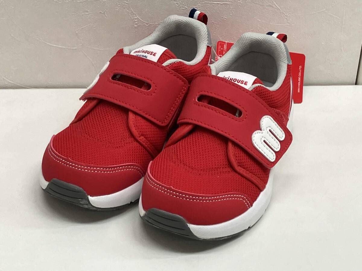 MIKI HOUSE ミキハウス キッズシューズ 18.0cm レッド