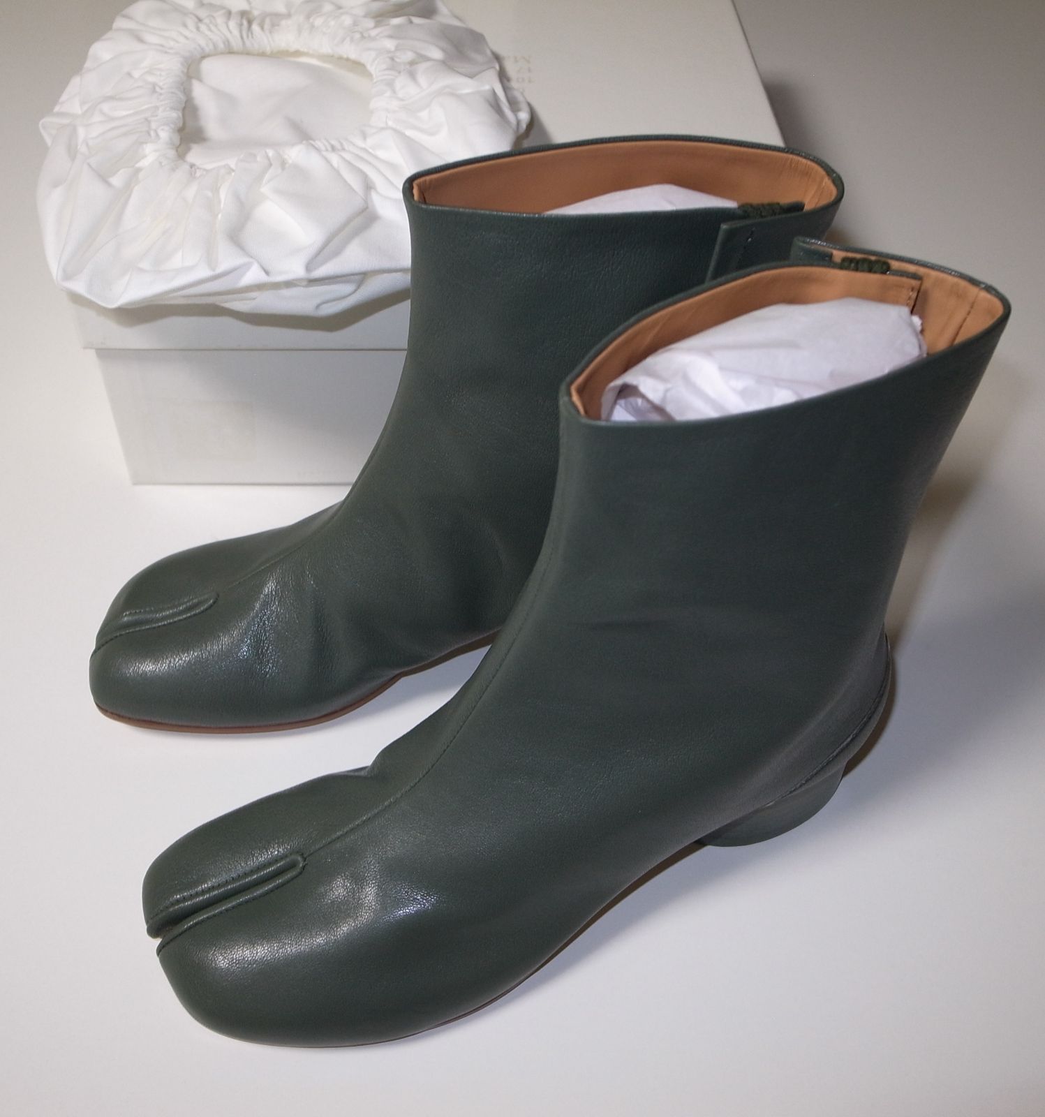 maison margiela マルジェラ green low vintage 足袋ブーツ tabi