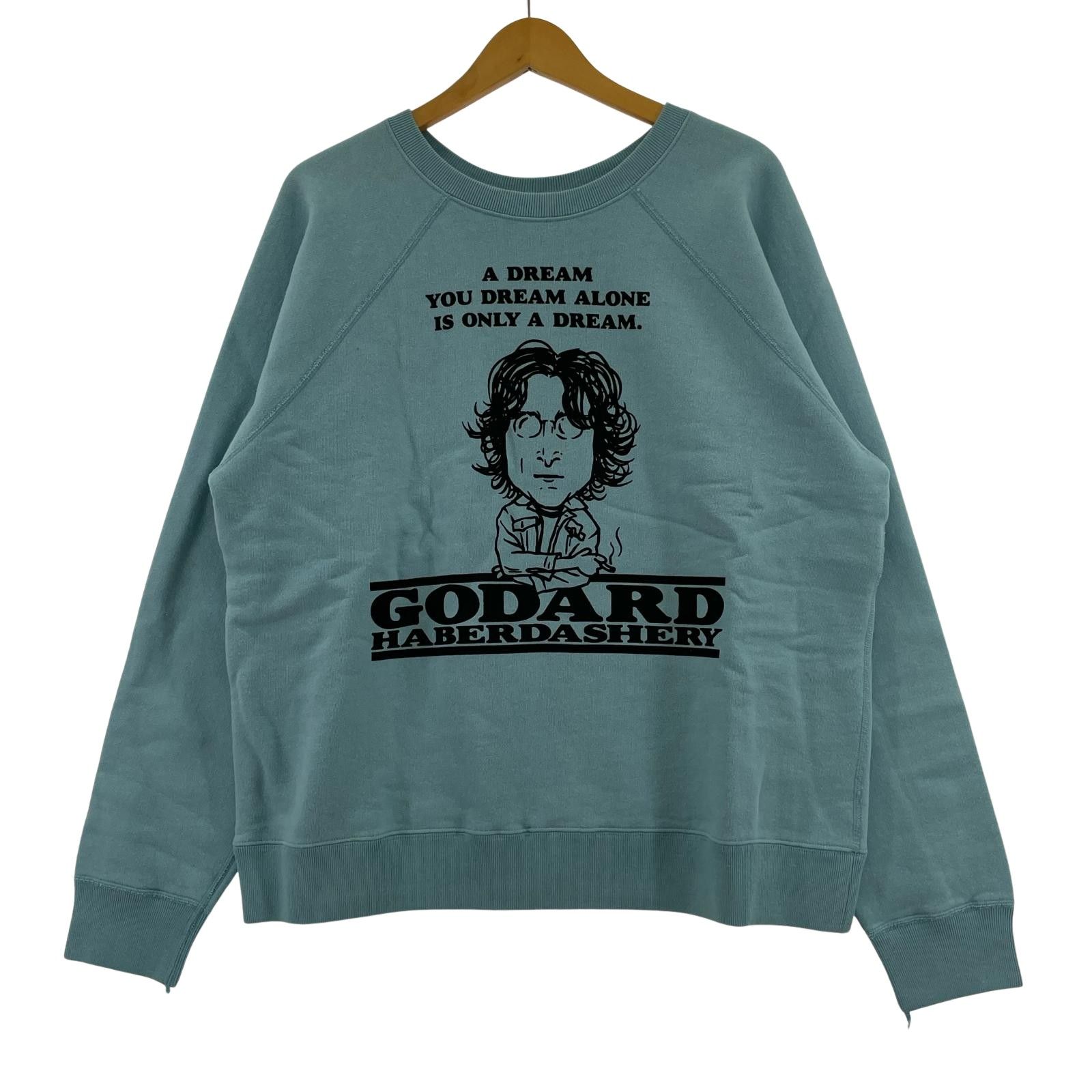 Godard Haberdashery スウェット　古着 godard haberdashery ｽｳｪｯﾄ S ﾌﾞﾙｰ - メルカリ