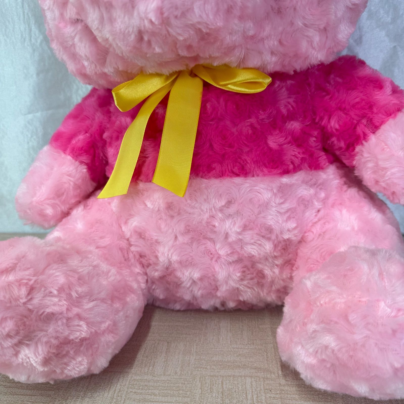 美品 ディズニー リボンプーさんローズボア ぬいぐるみ 50cm タグ付き 美品 ディズニー リボンプーさんローズボア ぬいぐるみ 50cm タグ付き