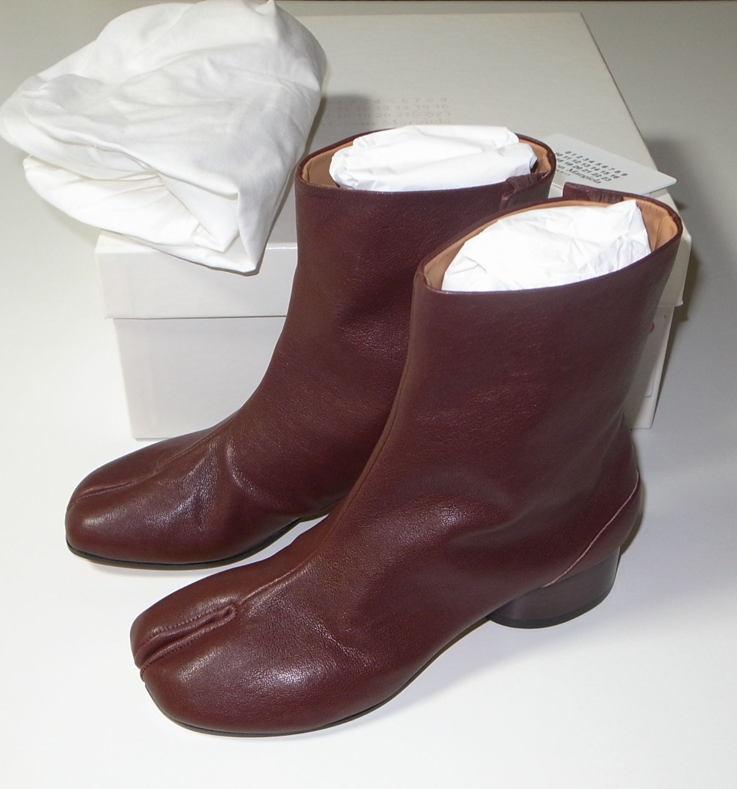 Maison Margiela メゾンマルジェラ 足袋ブーツ　サイズ35 maison margiela マルジェラ brown low 足袋ブーツ tabi size35 19AW