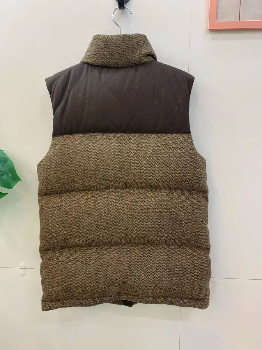 ノースフェイス ヘリンボーン グースダウン ベスト パディング 55