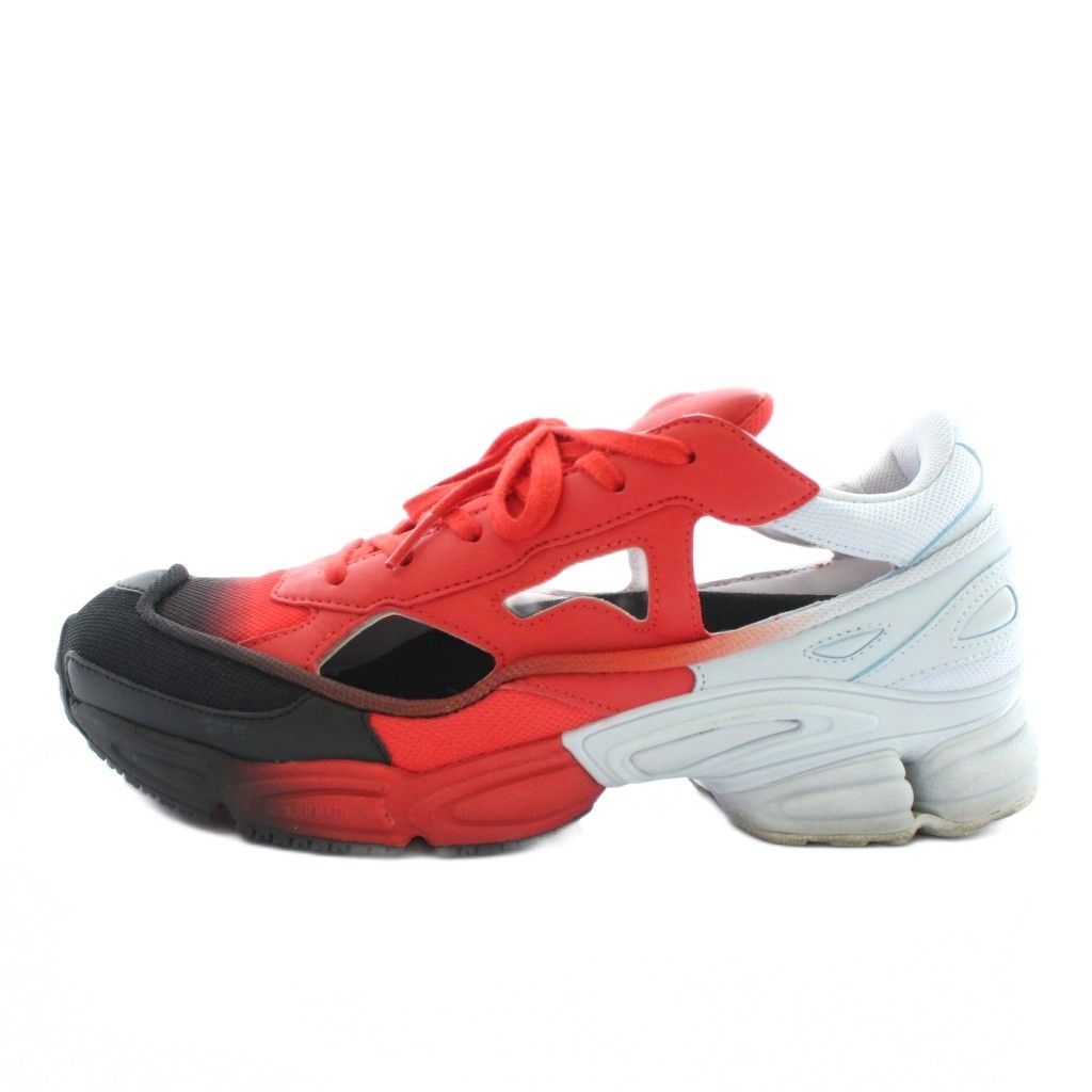 アディダス adidas ラフ シモンズ Raf Simons ント オズウィーゴ レッド ハローブルー Replicant Ozweego Red Halo Blue スニーカー ローカット US 9 27 cm 赤 青 ブルー EE 7933