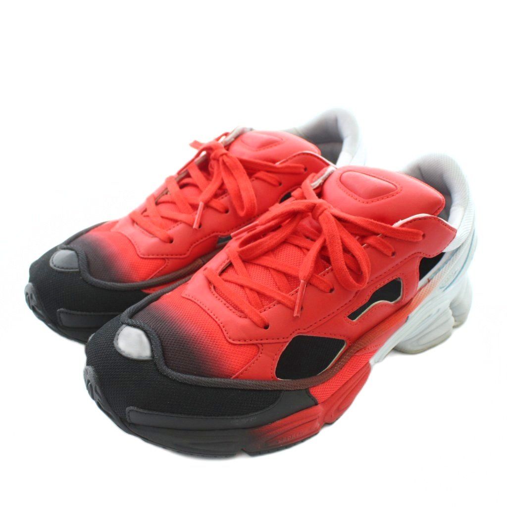 アディダス adidas × ラフ シモンズ Raf Simons ント オズウィーゴ レッド ハローブルー Replicant Ozweego Red Halo Blue スニーカー ローカット US 9 27 cm 赤 青 ブルー EE 7933