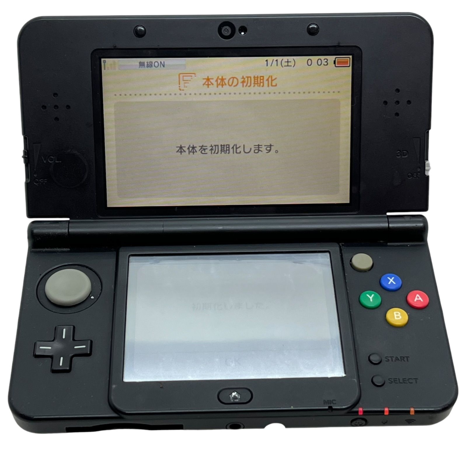 管2511-369】通電確認済☆任天堂 New ニンテンドー3DS ブラック