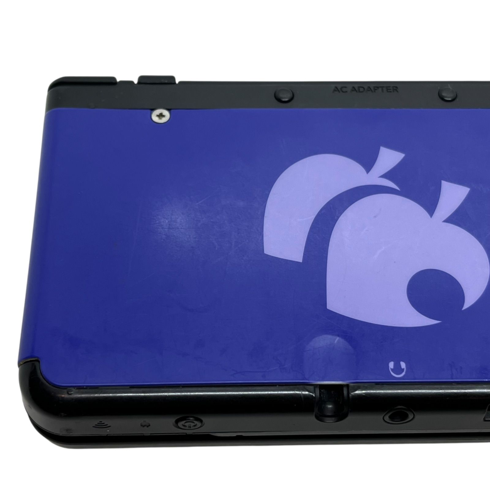  管2511 369 通電 済 任天堂 ニンテンドー3 DS ブラック きせかえプレート No 014 どうぶつの森 まめきち つぶきち 携帯ゲーム機 Nintendo 本体(3DS) ニンテンドー3DS/2DS