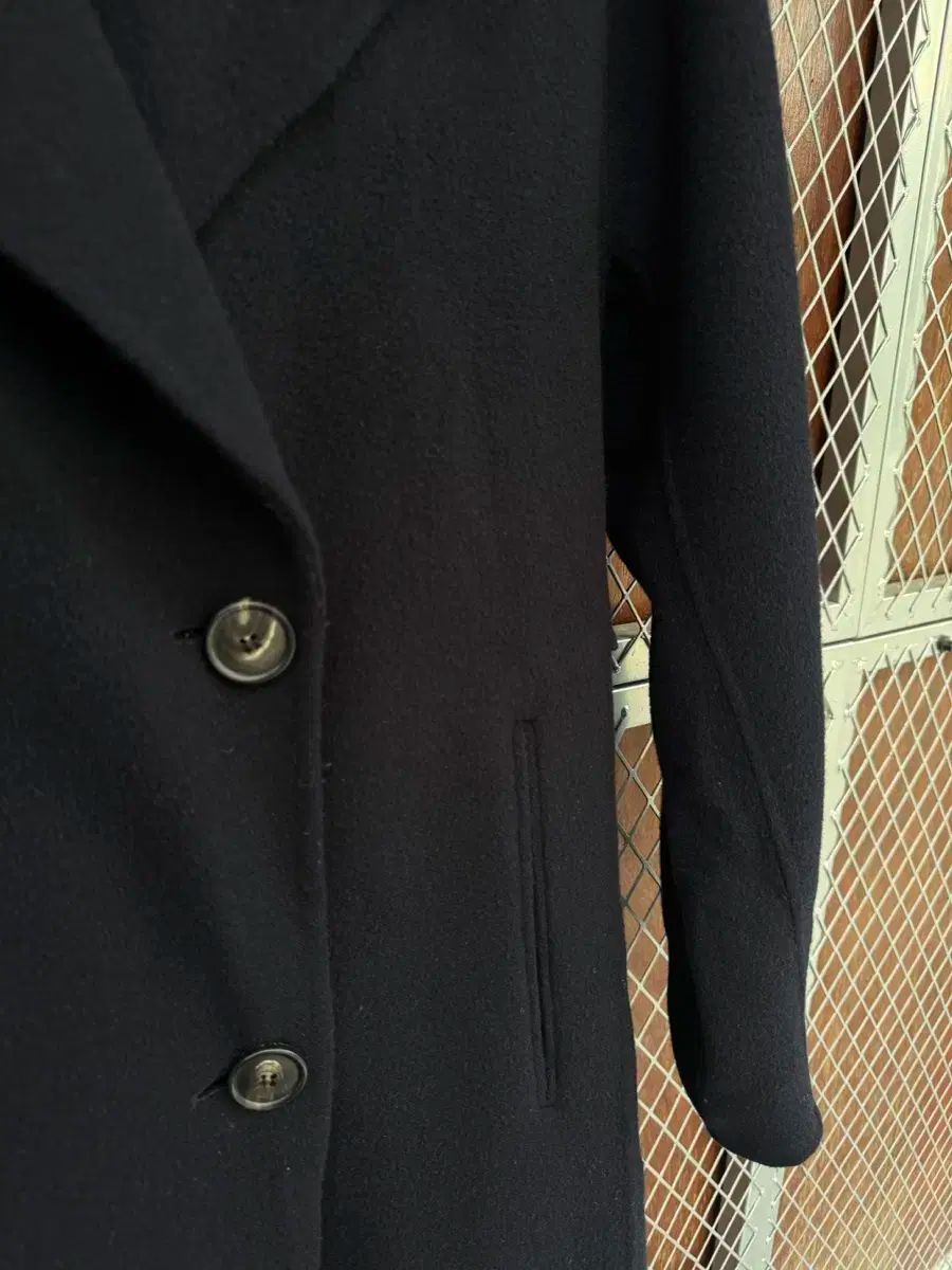 ハンサム SYSTEM カシミア ウール ダブル ロングコート