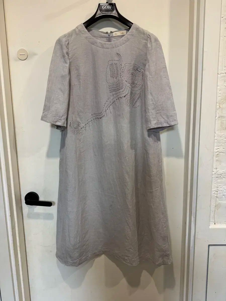 ISAE 自然染め リネン ONE PIECE