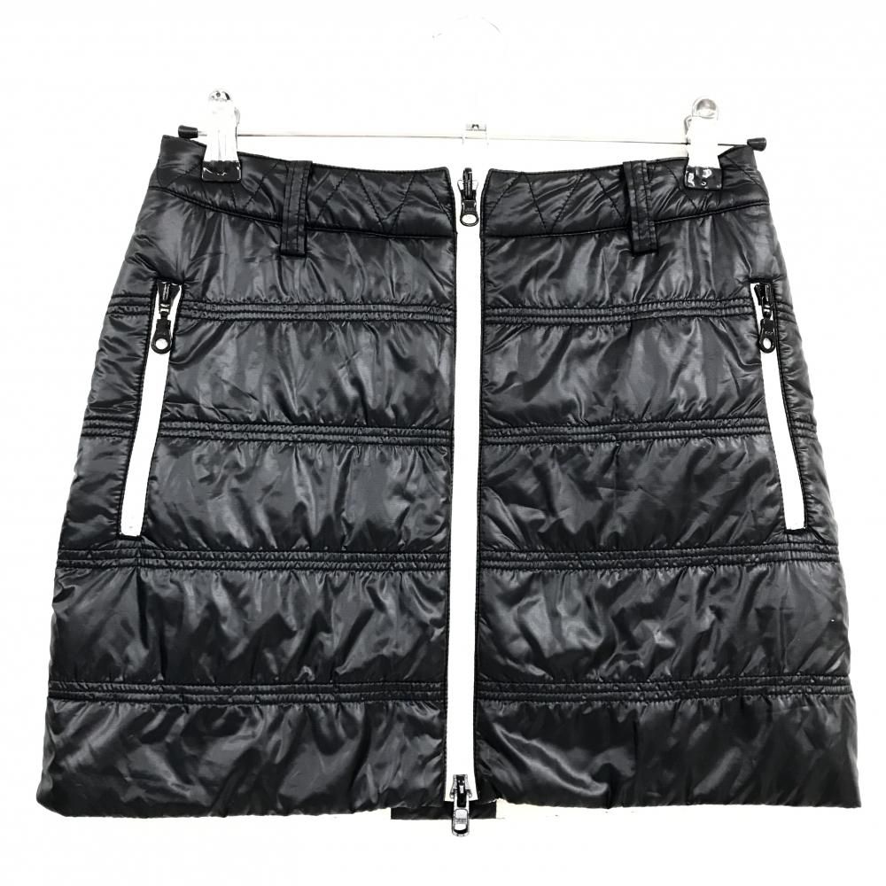 超 ダンスウィズドラゴン 中綿リバーシブルスカート 黒×アイボリー レディース 1 S ゴルフウェア Dance With Dragon