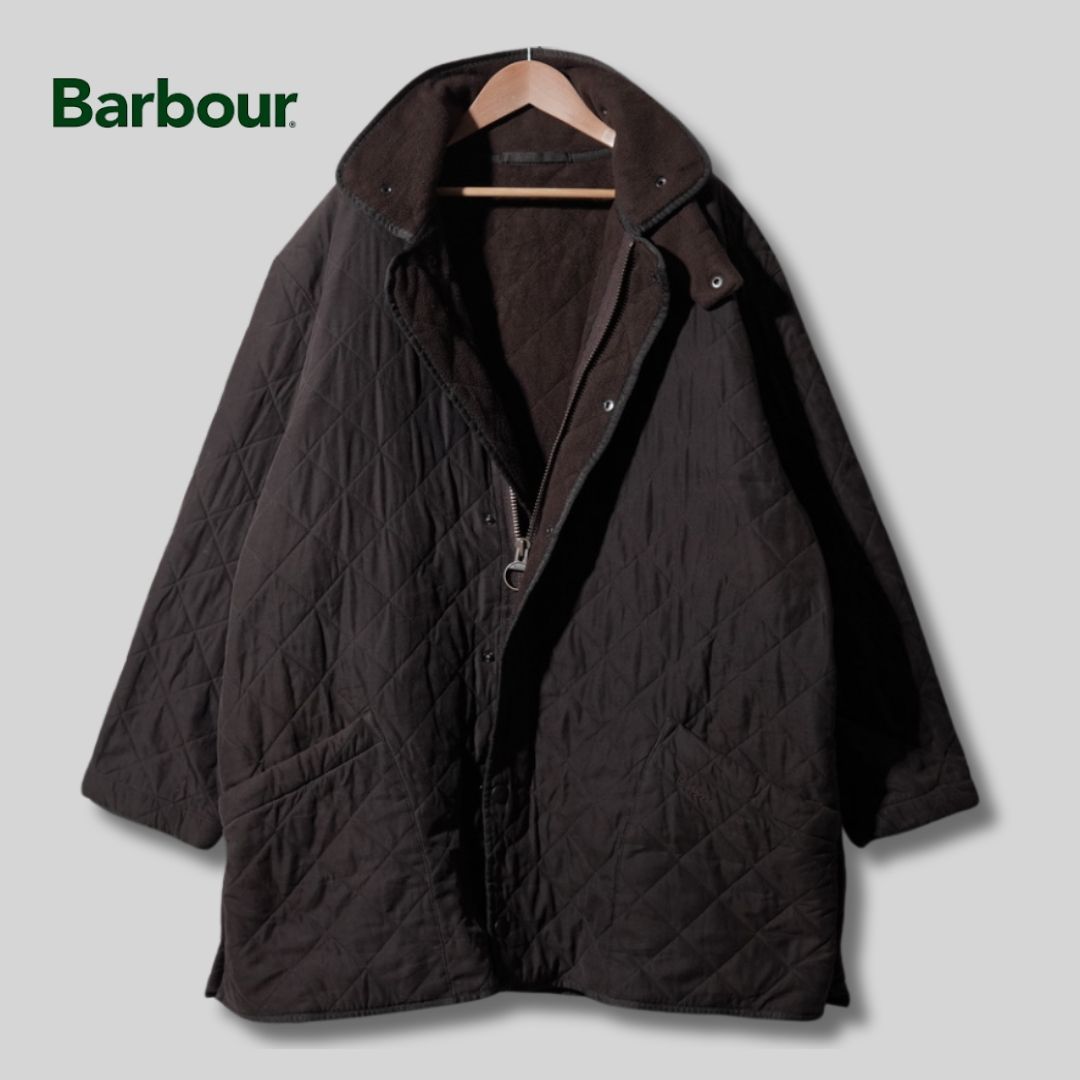 美品 Barbour バブアー フリース キルティングジャケット XXL 90s 3