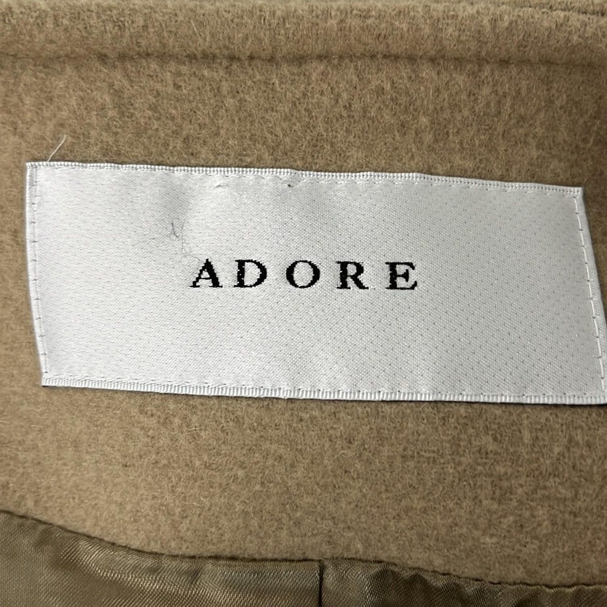 ADORE(アドーア) コート サイズ36 S レディース美品 - ベージュ 長袖