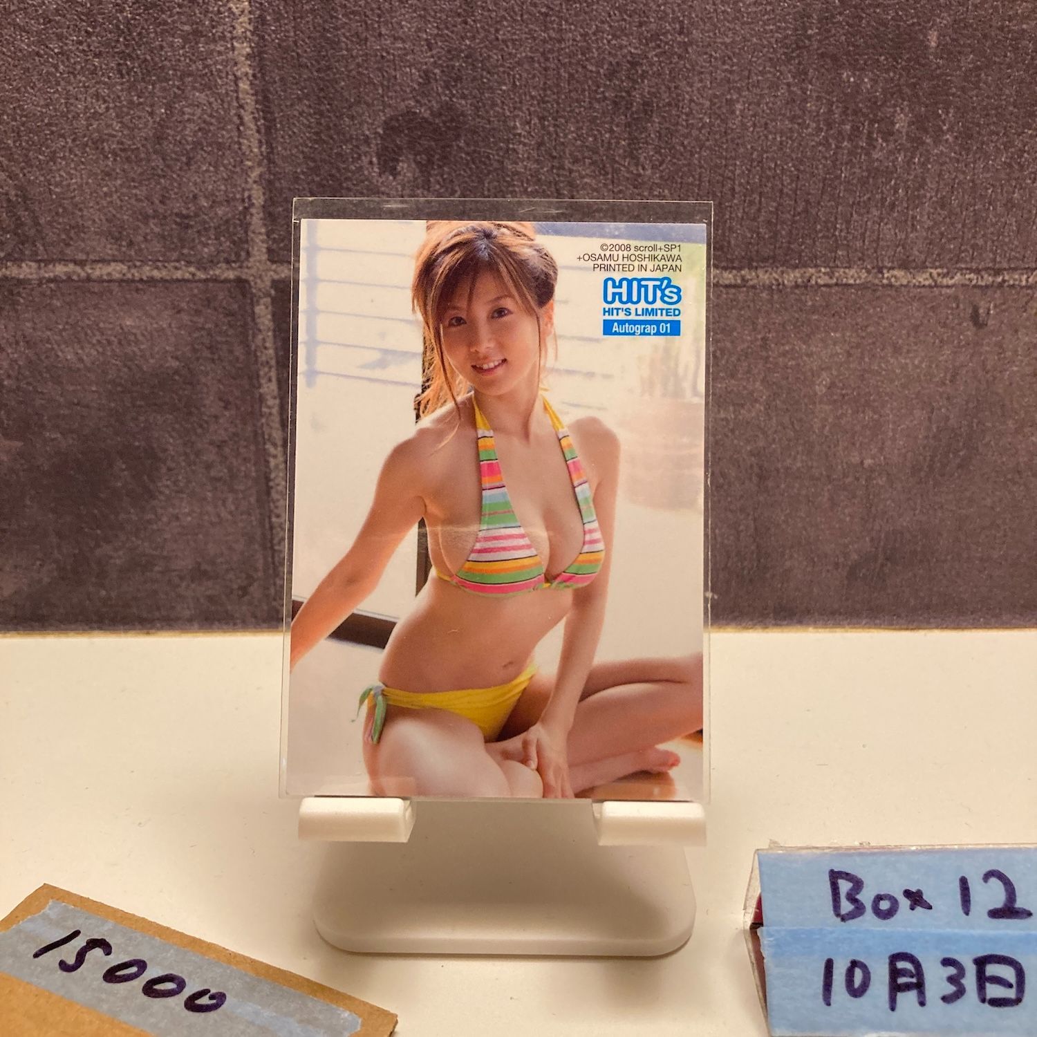 2008 HITS Limited 星川沙織 39 45 直筆サインカード グラビア カード