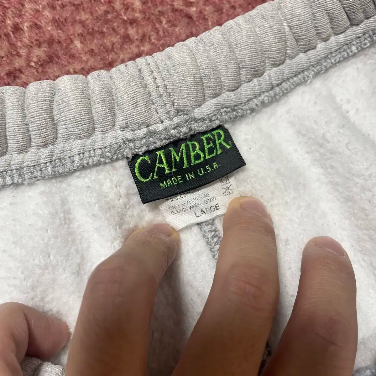 キャンバー クロスニート スウェットパンツ ヘザーグレー