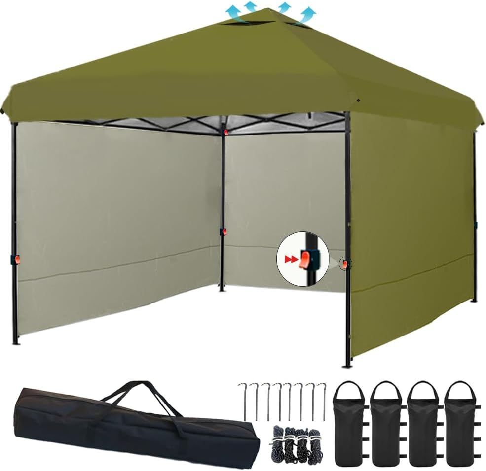 タープテント 2.5 mx m 横幕 サイドシート 付属 風抜けベンチレーション 730257