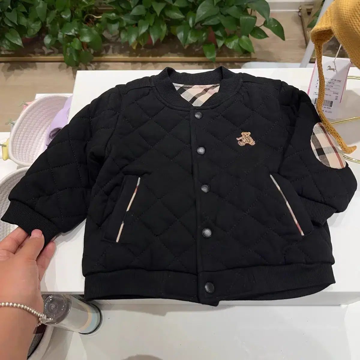  新 ダックスベイビー キルティング ジャケット ブラック その他 ジャケット ブルゾン
