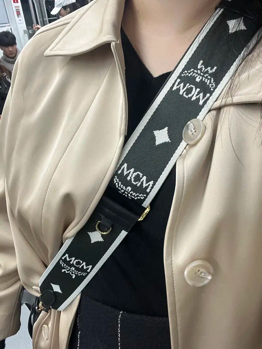 MCM バッグ ストラップ ブラック myz bamm 01