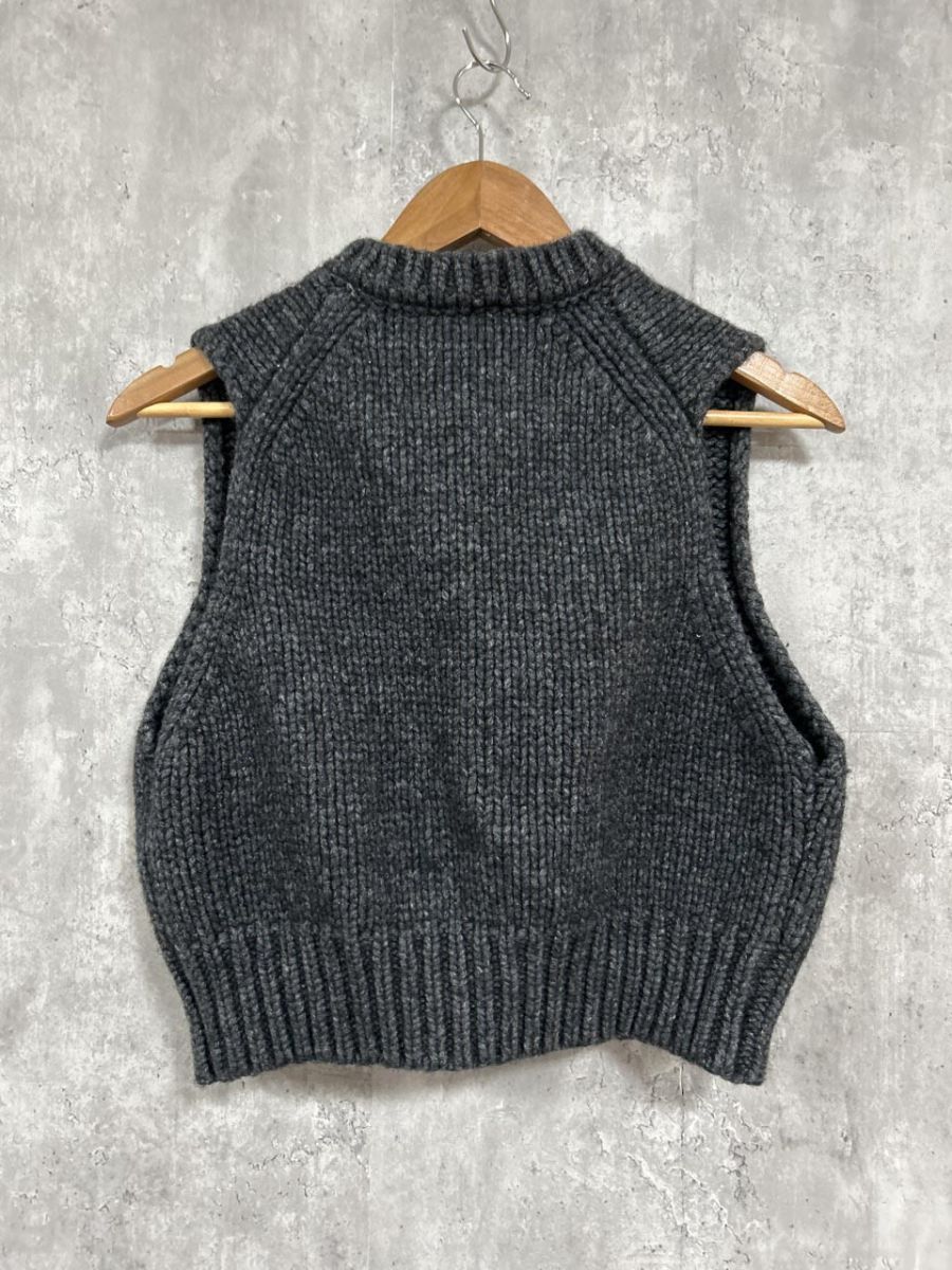 かぐれ アーバンリサーチ ラムウール ボタン ニット ベスト sizeF