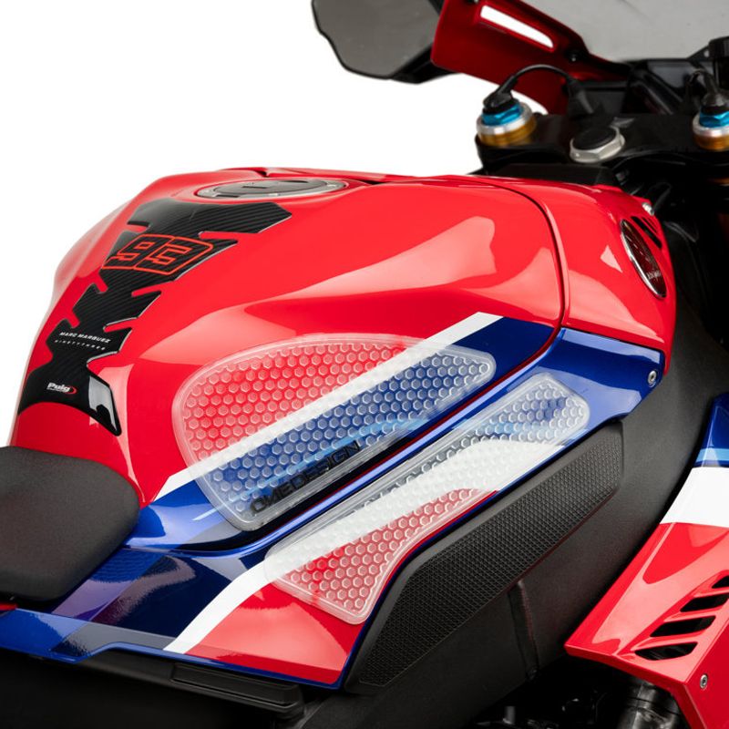 Puig 21299 W SIDE TANK PADS CLEAR HONDA R 20 25 プーチ サイド タンクパッド