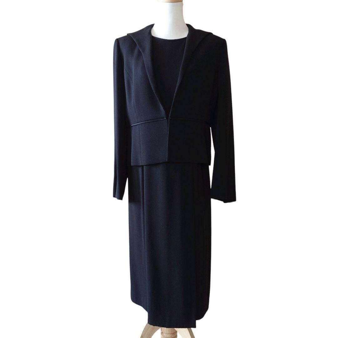 クロエ イギン ブラックフォーマル ワンピース ジャケット セットアップ 大きいサイズ 礼服 喪服 冠婚葬祭