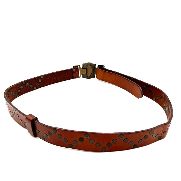 EMPORIO ARMANI エンポリオ・アルマーニ 本革 スタッズ ベルト