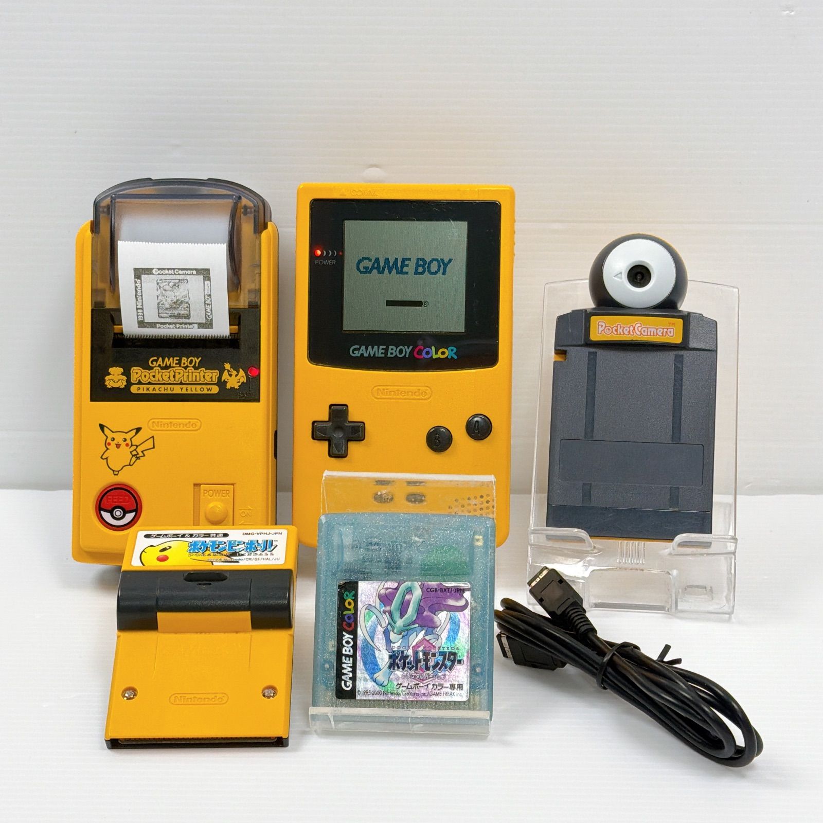 ニンテンドー ゲームボーイプリンター ピカチュウ ゲームボーイ ポケットカメラ ポケモンピンボール ポケットモンスタークリスタル ポケモン Pokemon Pocket Monster