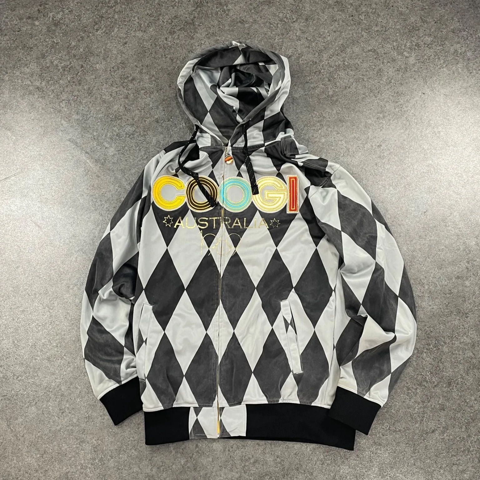 Y2K COOGI Full-Zip Hoodie HIP-HOP クージー フルジップ フーディー 