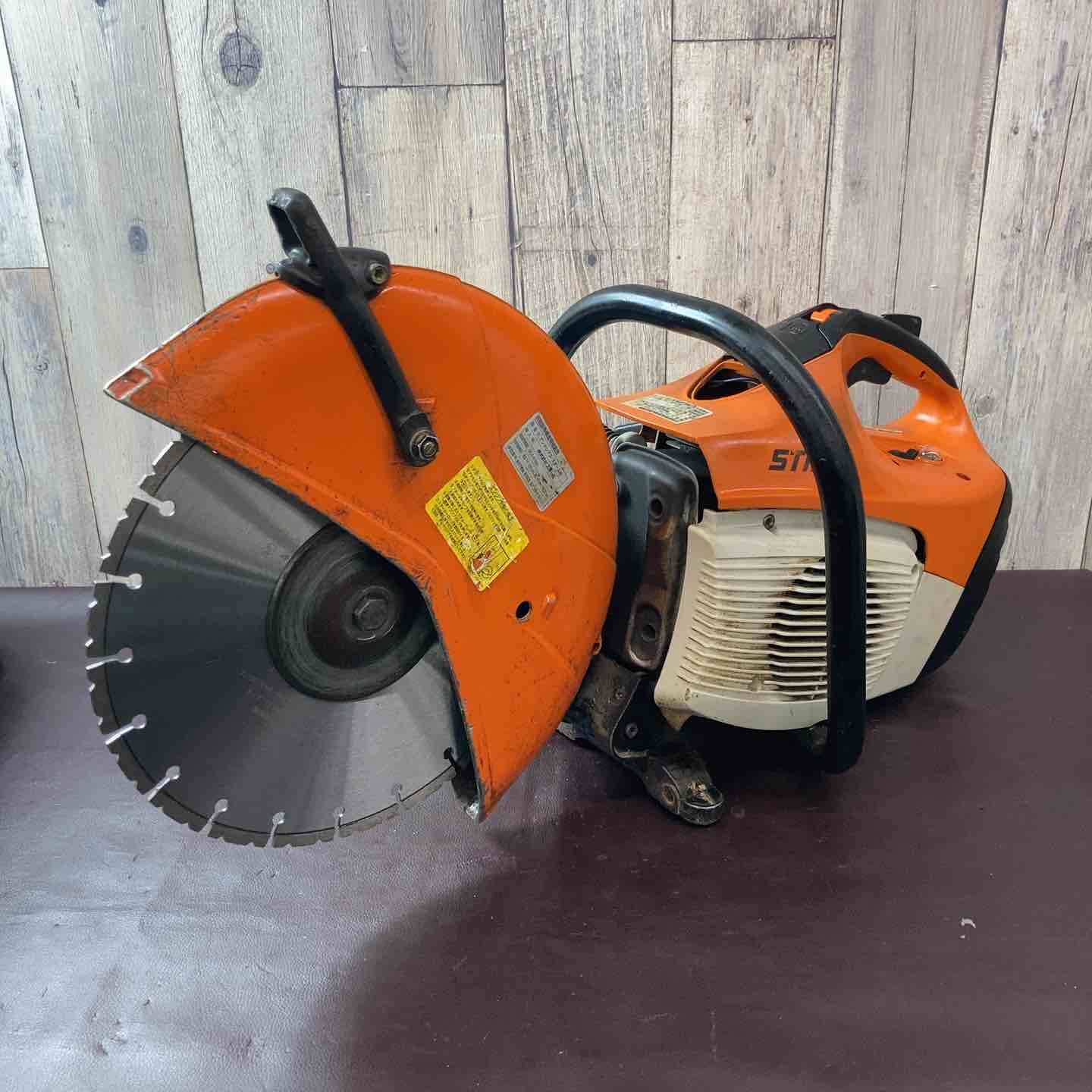 品 スチール STIHL エンジンカッター TS 420 700 プライマリーポンプ ブレード 交換済 コンクリートカッター