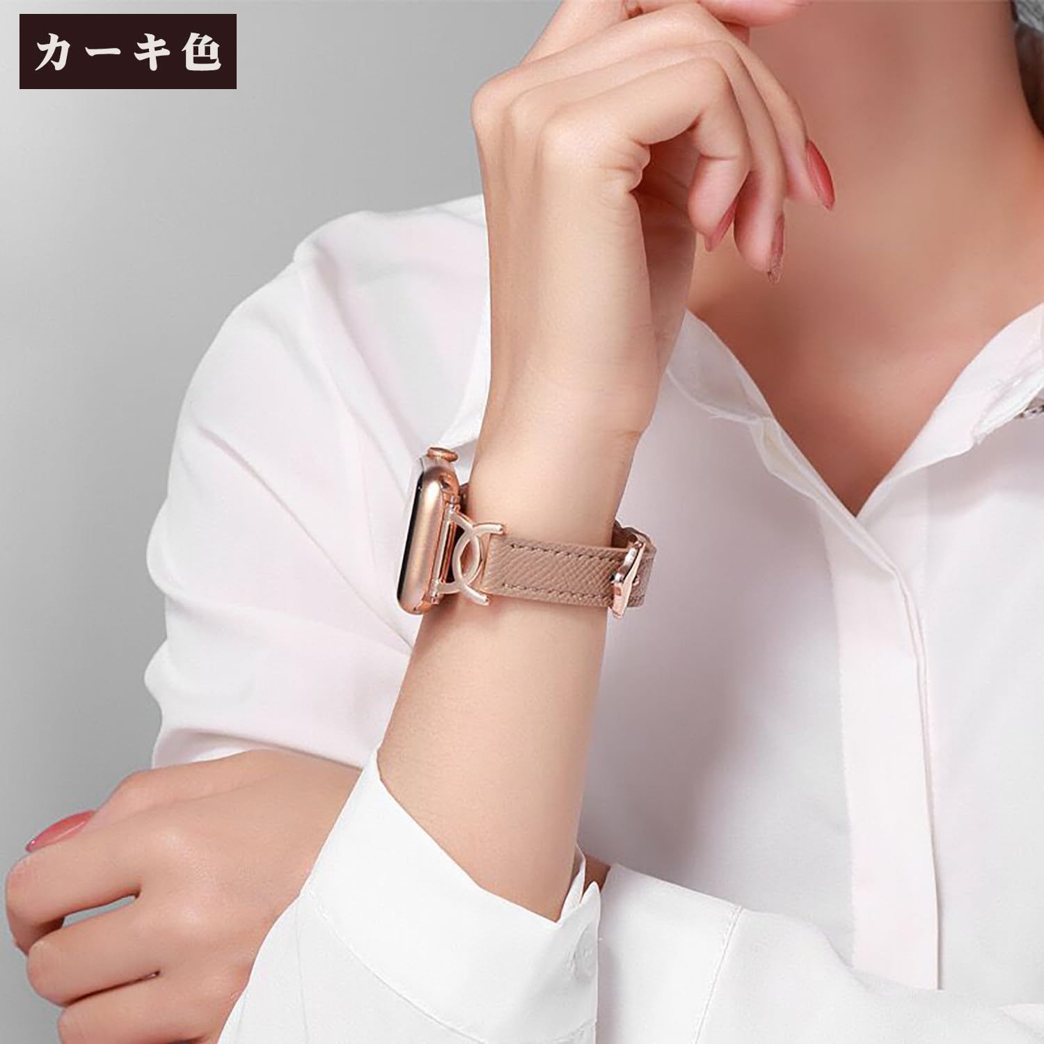 コンパチブル Apple Watch バンド レザー アップルウォッチ用のバンド 本革 レディース 柔らかい 38 mm 40 41 49 46 45 44 42 交換ベルト Ser