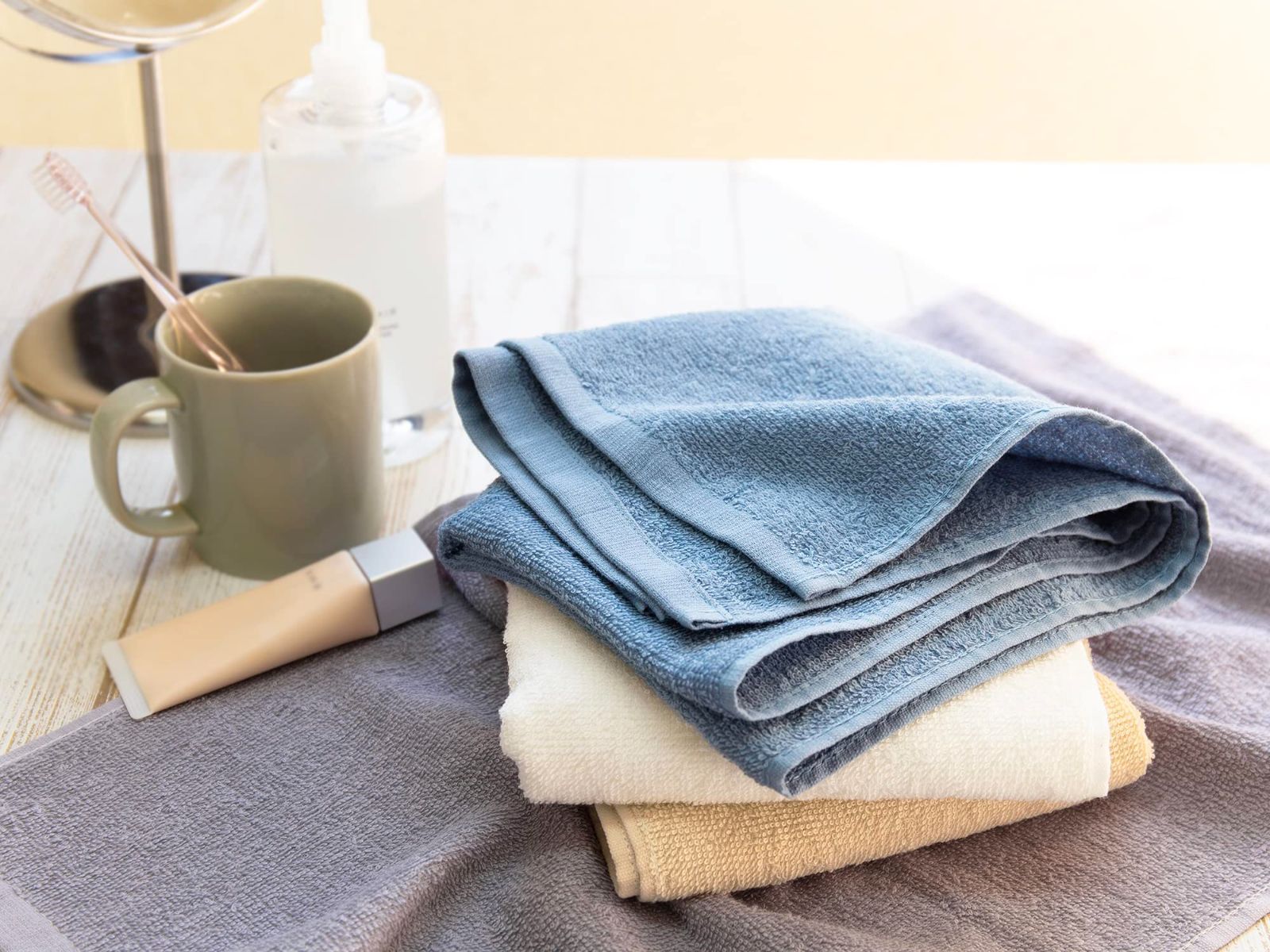 数量 Kosugizen フェイスタオル お徳用 タオル 各 入 34 80㎝ 乾きやすい薄手タイプ まとめて セット ZGTF 750 15