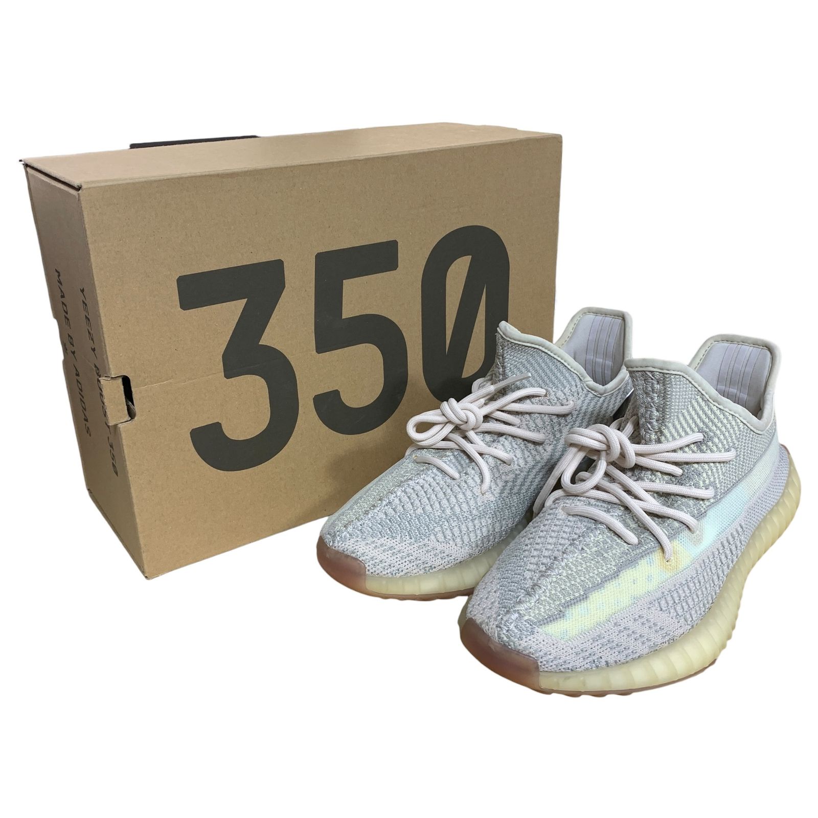 adidas アディダス YEEZY BOOST 350 V 2 CITRIN イージーブースト シトリン FW 3042 27.5㎝ スニーカー 箱有