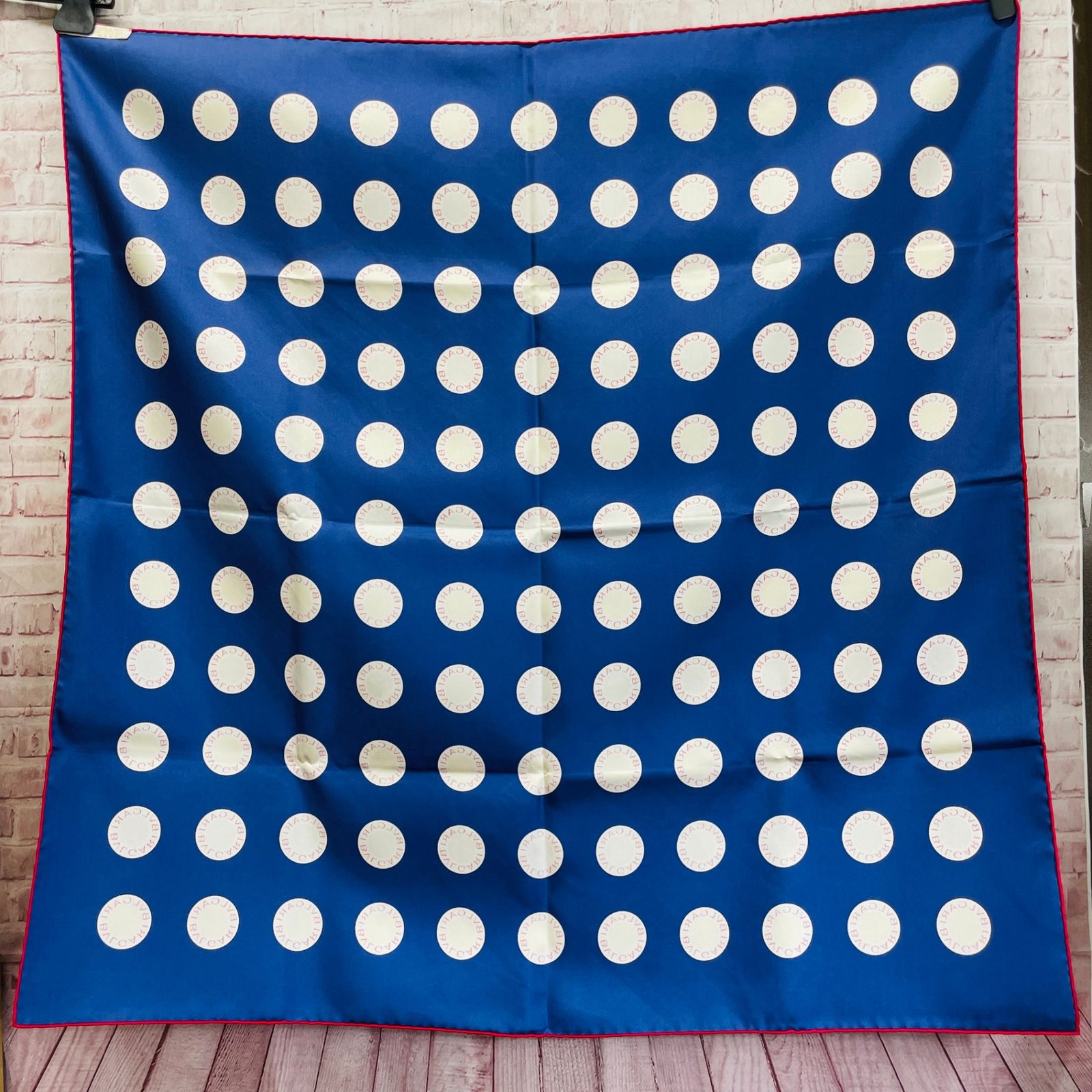 BVLGARI ブルガリ 大判スカーフ シルク 100％ 2024 スカーフ ブルガリ