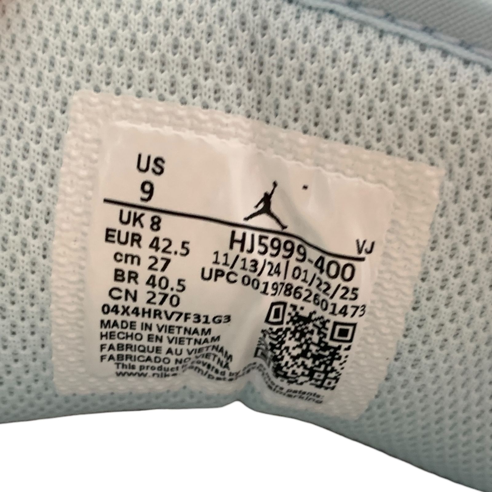 Nike Air Jordan 1 Low SE ナイキ エアジョーダン1 ロー HJ 5999-400 27 cm スニーカー メンズ 箱有 速乾素材 テーラードジャケット