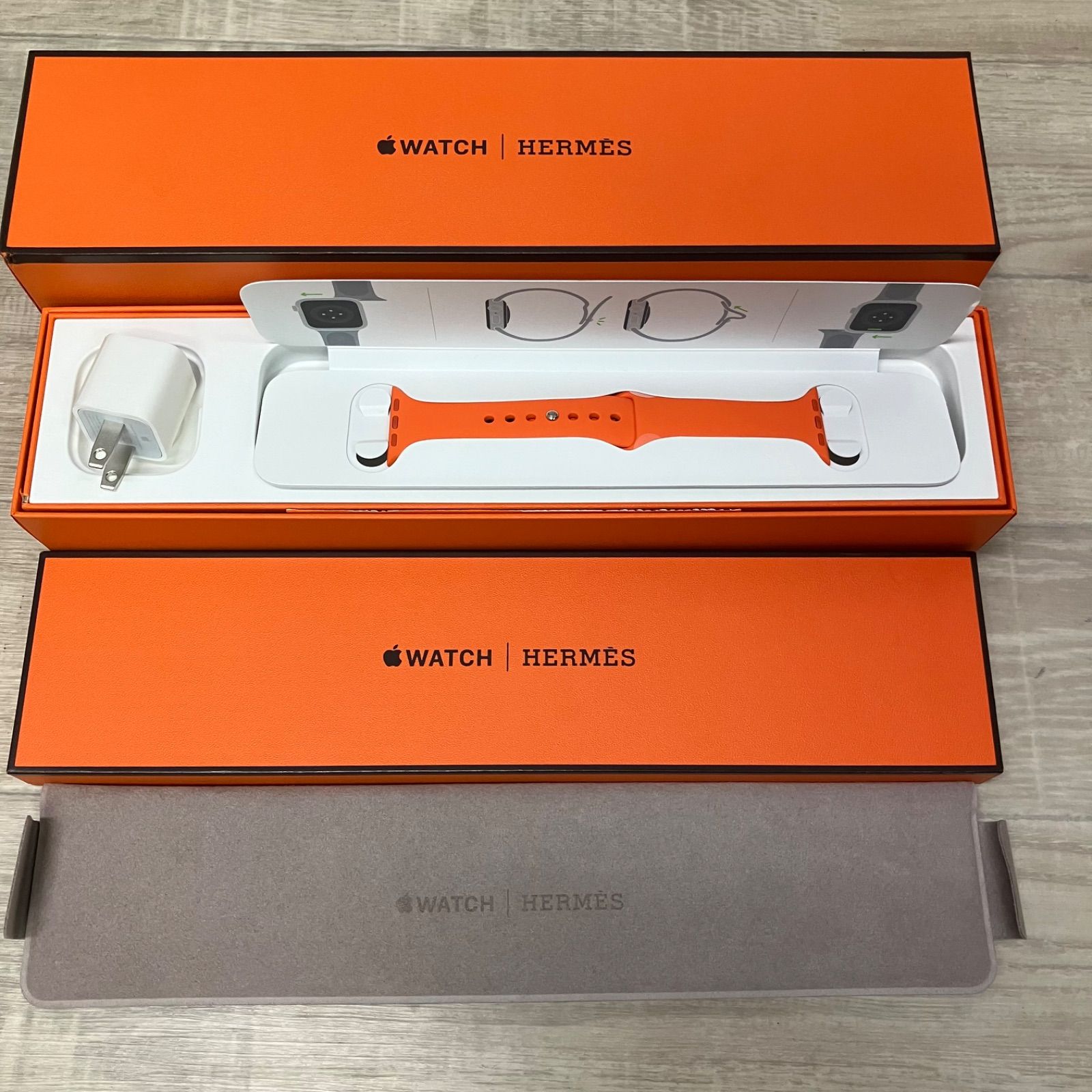 Apple Watch HERMES オレンジ バンド 40 MM c 7514930