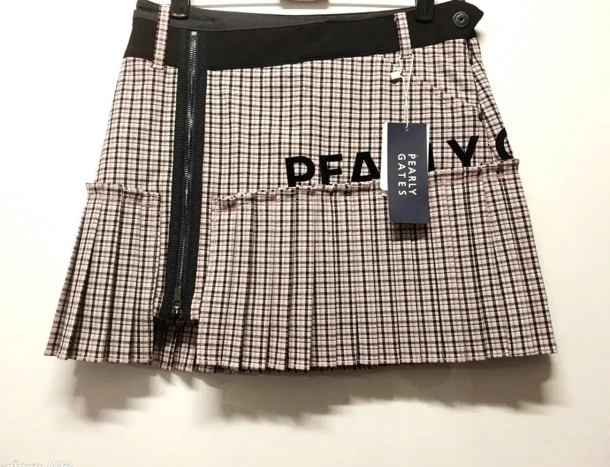 パーリーゲイツ チェック プリーツ スカート