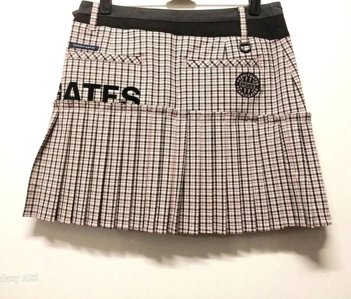 パーリーゲイツ チェック プリーツ スカート