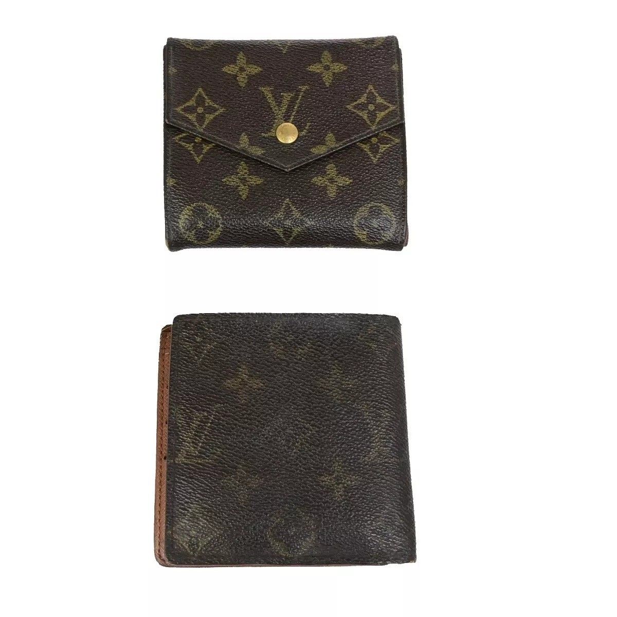 LOUIS VUITTON ルイヴィトン 二つ折り 財布 モノグラム Wホック