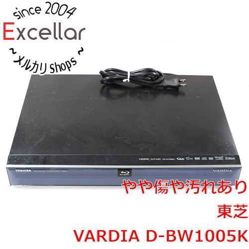 bn 8 東芝 VTR一体型ブルーレイレコーダー VARDIA D-BW 1005 K 1 TB リモコンなし